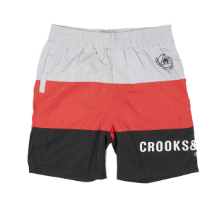 CROOKS & CASTLES SWIM SHORTS GREY - CC2020602