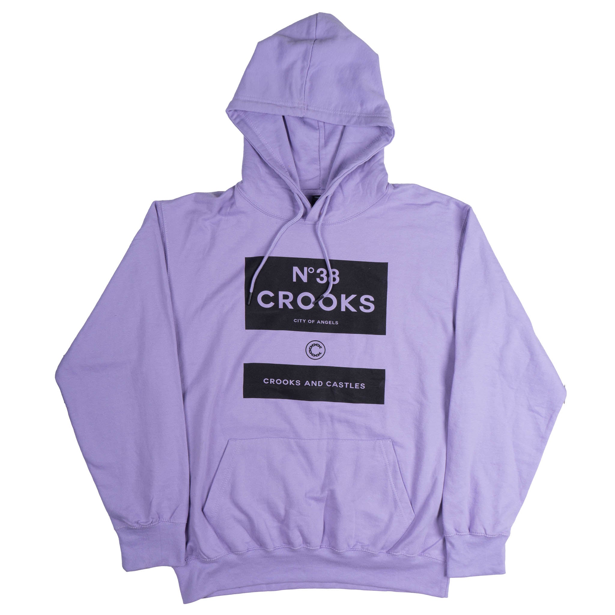 CROOKS & CASTLES HOODIE LILAC  - CC07HD