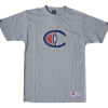 CROOKS & CASTLES C LOGO T-SHIRT H. GREY - TK1860722