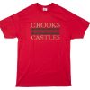 CROOKS & CASTLES GRAPHIC T-SHIRT RED - C2060712