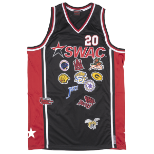 SWAC BASKETBALL JERSEY BLACK/RED - SWAC