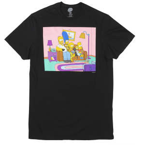THE SIMPSONS LICENSED T-SHIRT BLACK - 4SMP96480W