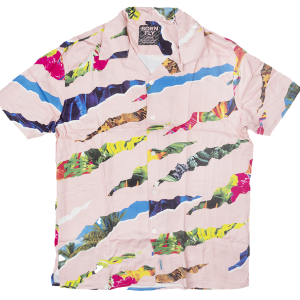 BORN FLY S/S BUTTON DOWN PINK - 2306W4728