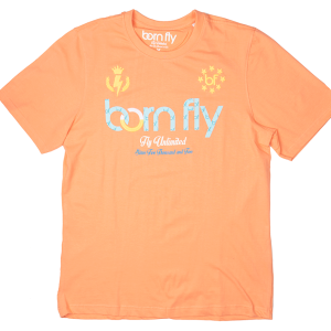 BORN FLY LOGO T-SHIRT CORAL - 2305T4742