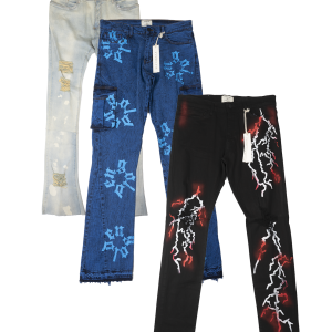 SYNDICATE DENIM ASSORTED STACKED JEANS - SYJNS07