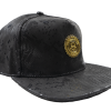 CAPITAL GAINS SNAKE PATTERN STRAPBACK HAT BLACK - CG029