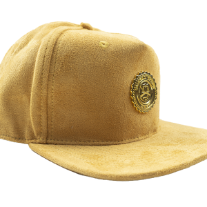 CAPITAL GAINS SUEDE STRAPBACK HAT GOLD - CG036