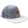 CAPITAL GAINS PAINT SPLATTER STRAPBACK HAT BLUE - CG008