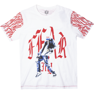 FEAR GRAPHIC T-SHIRT WHITE - NYF15-0402