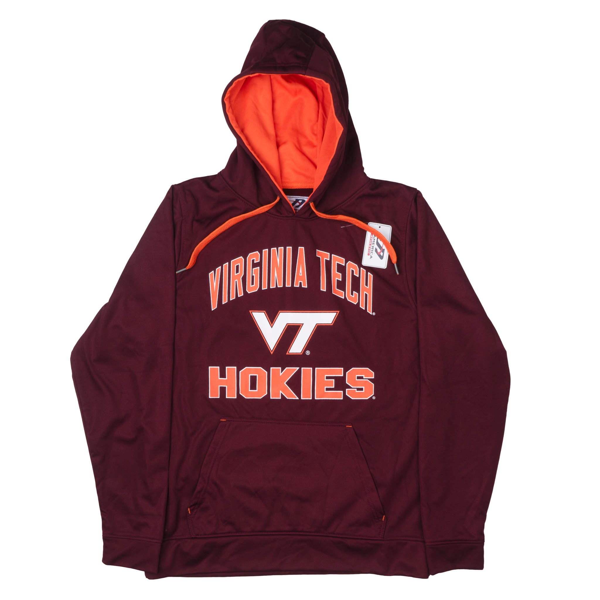 JAMERICA COLLEGIATE PULLOVER HOODIE BURGUNDY - LHDVT