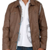BLANCO LABEL LA COSA NUESTRA MEN'S MILITIA JACKET WITH CHAIN DETAIL STOUT - BL-6041