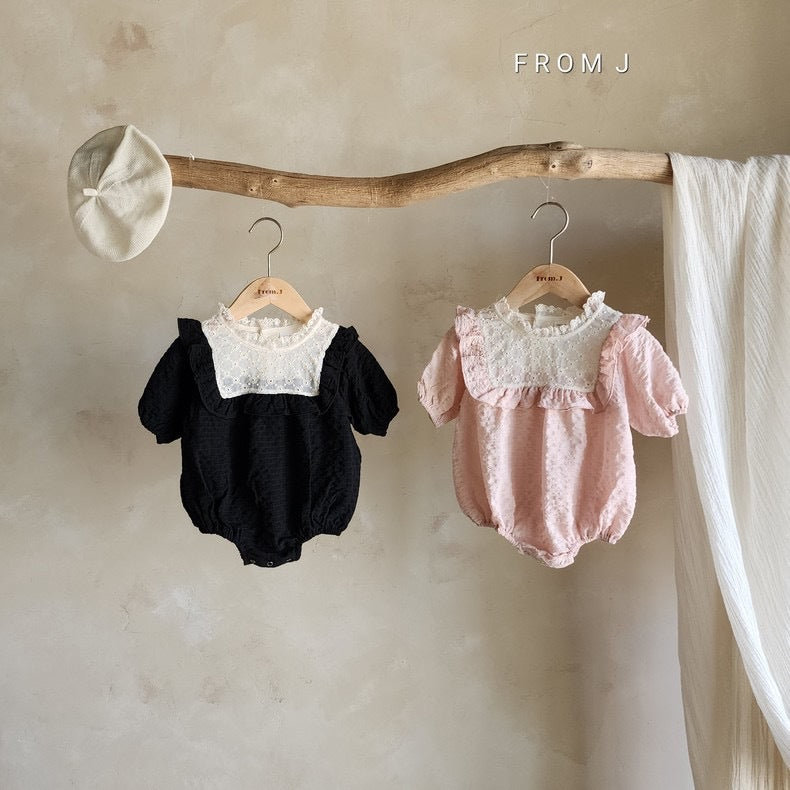 Baby Girls Solid Color Rompers Wholesale 240522308