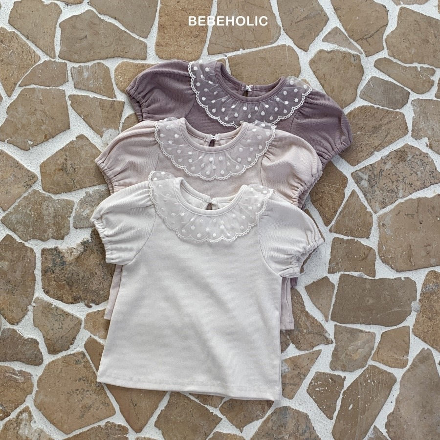 Baby Kid Girls Solid Color Tops Wholesale 24052263